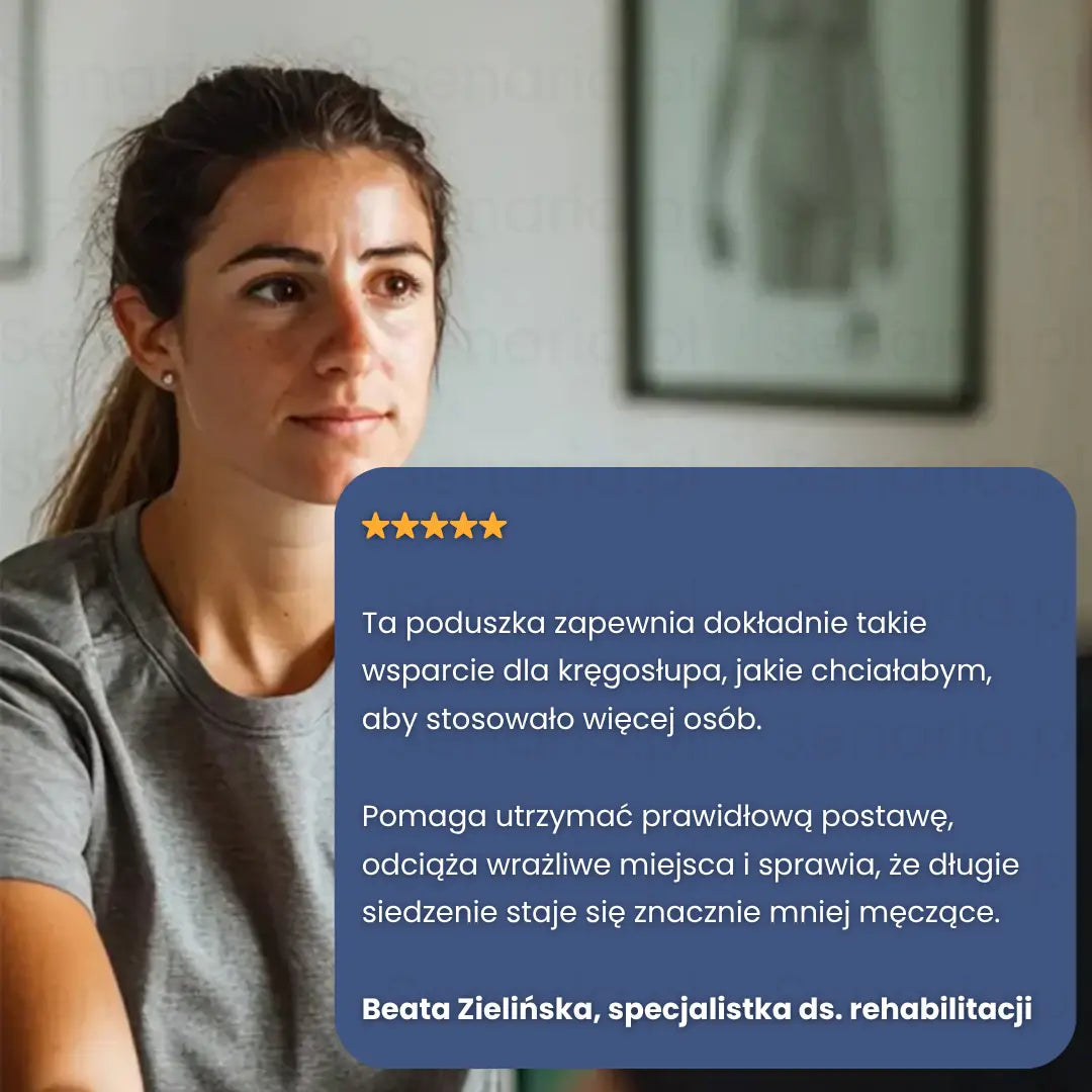 OrtoRest - Poduszka Ergonomiczna do Siedzenia Senaria