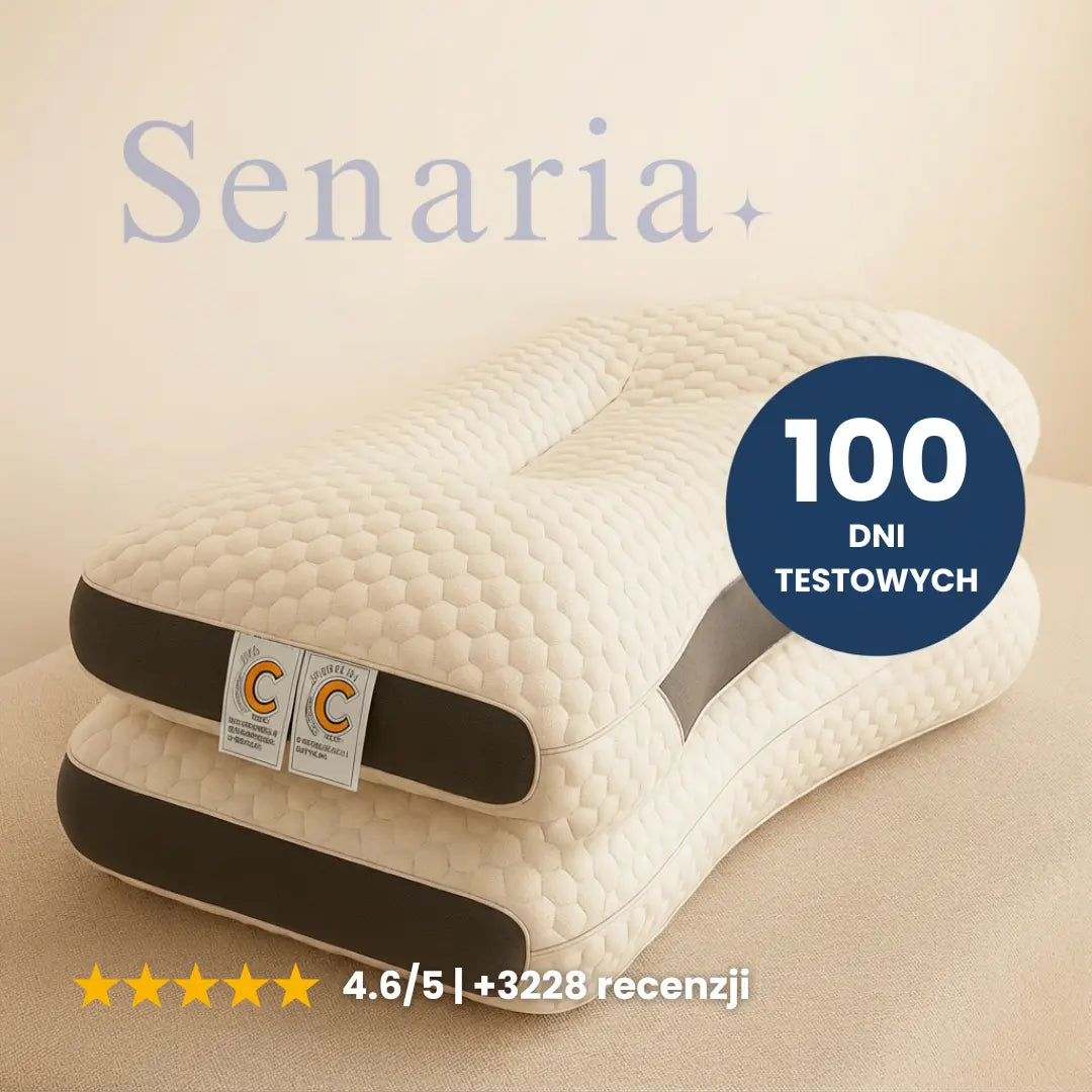 OrtoSen 1.0 - Poduszka Wspierająca Kręgosłup Senaria