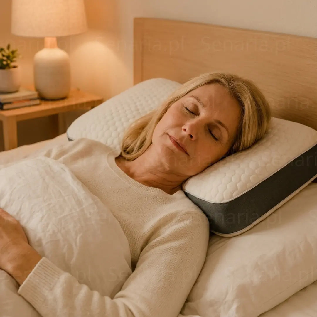 OrtoSen 1.0 - Poduszka Wspierająca Kręgosłup Senaria