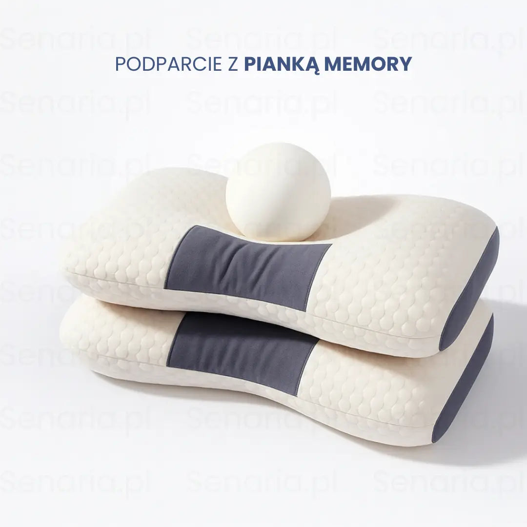 OrtoSen 1.0 - Poduszka Wspierająca Kręgosłup Senaria