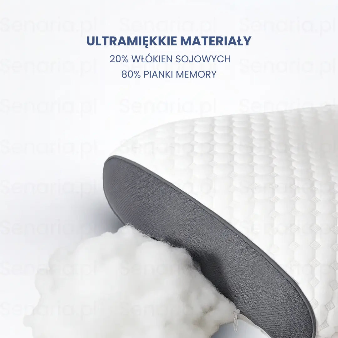 OrtoSen 1.0 - Poduszka Wspierająca Kręgosłup Senaria