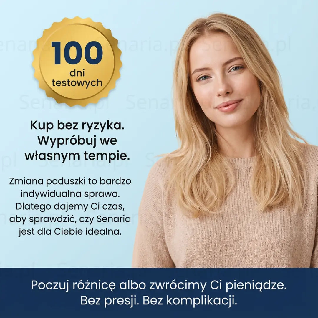 OrtoSen 1.0 - Poduszka Wspierająca Kręgosłup Senaria